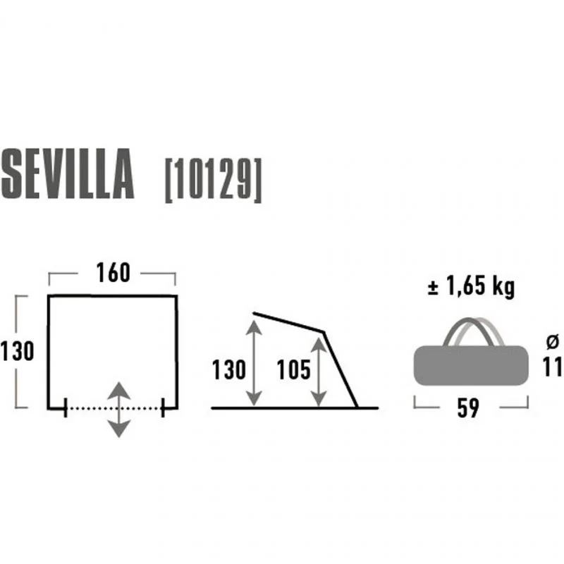High Peak Sevilla – Strandzelt - Bild 3