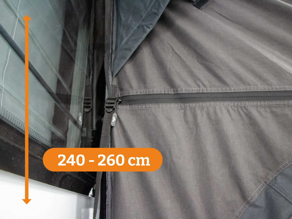 Obelink Monaco 320 Easy Air Connected Wohnmobil-/Wohnwagen-Vorzelt - Bild 7
