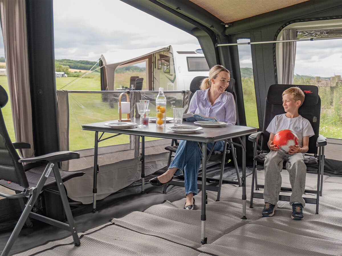 Telta Apex Größe 15 (1000 - 1025 cm) aufblasbares Caravan-Vorzelt - Bild 5